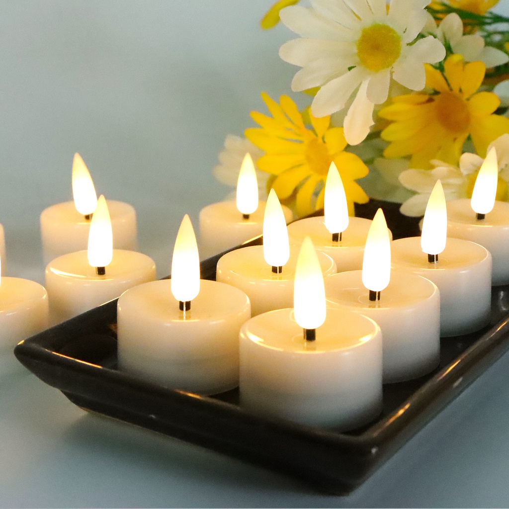Đèn Led Hình Nến Không Lửa Chạy Bằng Pin Trang Trí Nhà/Giáng Sinh