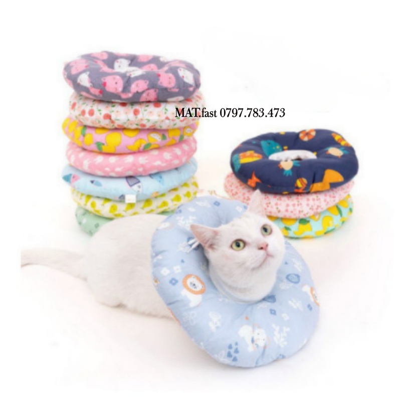 [ HỎA TỐC] Vòng chống liếm cho chó mèo dạng gối