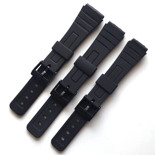 Dây đeo đồng hồ bằng nhựa màu đen thay thế cho Casio f-91w-1 f91wm f-84w f-94w