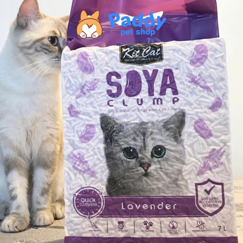 [Mã 44FMCGSALE1 giảm 10% đơn 250K] Cát Vệ Sinh Đậu Nành Kit Cat Soya Clump Cho Mèo (7L)