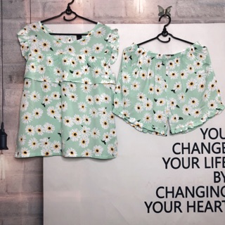Bộ mặc nhà F21 - VNXK đùi ( M L XL XXL )
