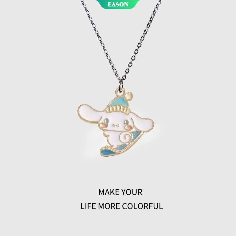 Vòng cổ Mặt Cinnamoroll Hoạt Hình Cinnamoroll Phong Cách Nhật Bản Thời Trang Mùa Đông Cho Nữ