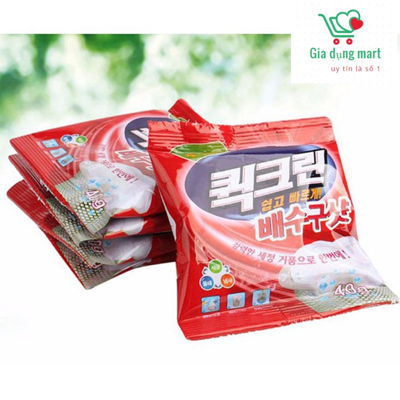 Bột thông bồn cầu [ 5 gói 200g ] bột thông cống