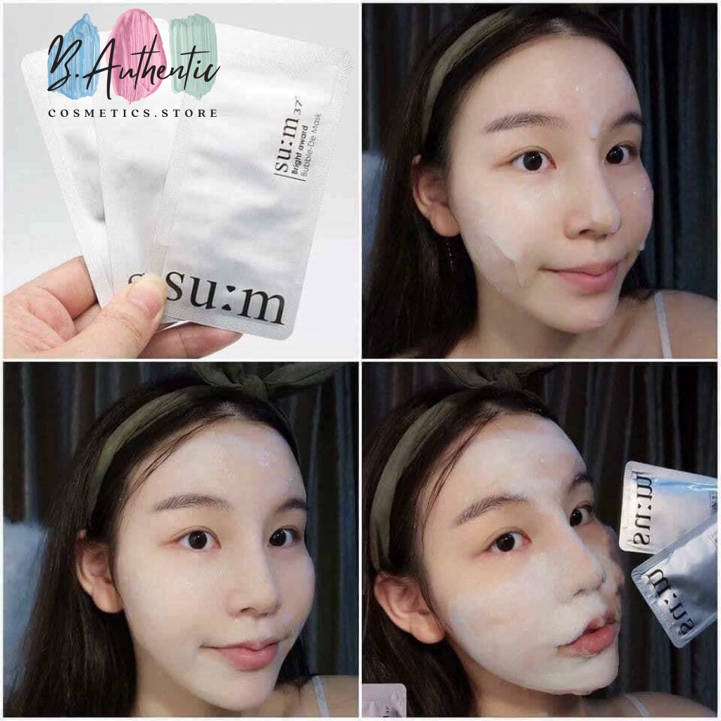 💕Mặt nạ sủi bọt  SUM: 37 💕 Bubble-De Mask Đen trắng