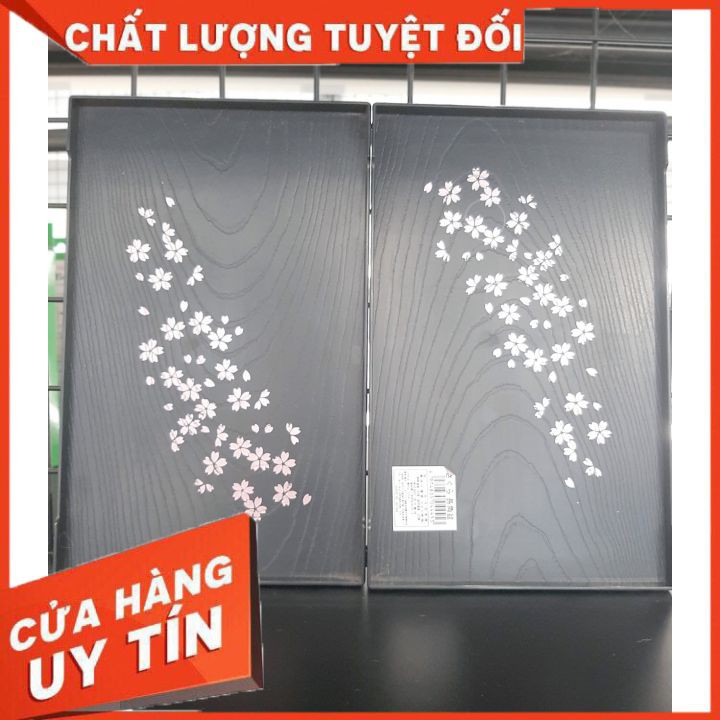 Khay nhựa đựng đồ ⚡𝗙𝗥𝗘𝗘 𝗦𝗛𝗜𝗣 ⚡ Khay đựng trà, bánh, gia vị, các loại hình hoa anh đào chất nhựa PP cực kỳ bền