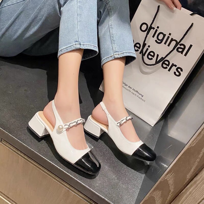 Giày hở gót MM mã 341