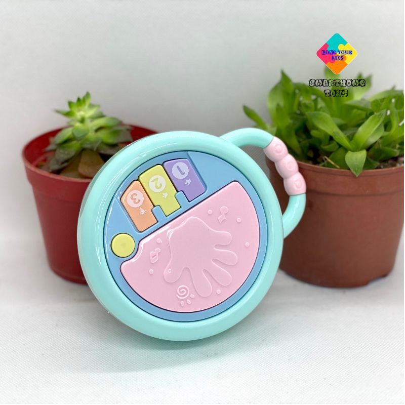 Đồ Chơi Phát Nhạc – Nhạc Cụ Mini Trống, Đàn Guitar, Piano Phát Nhạc Cho Bé 16 Bài - SmartHome Toys