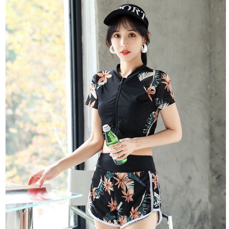 Bộ Đồ Bơi Thể Thao Hai Mảnh Thời Trang Quyến Rũ Cho Nữ