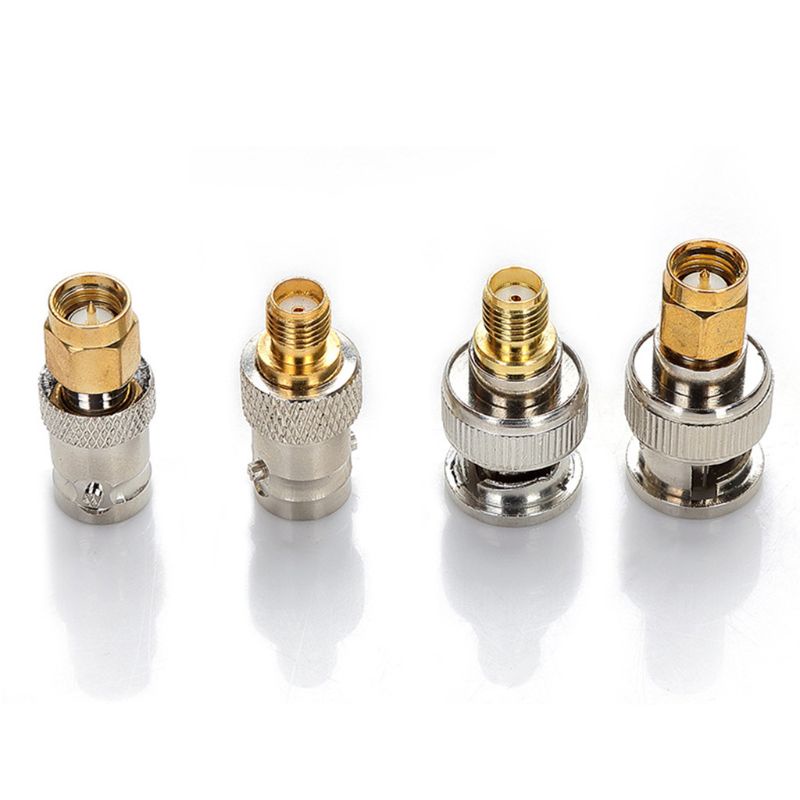 Set 4 Đầu Nối Chuyển Đổi BNC Sang SMA Chuyên Dụng