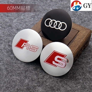 Audi AUDI 56MM 65MM Logo Ô Tô Miếng Dán Trung Tâm Bao Miếng Dán Bánh Xe Bao Miếng Dán Sửa Đổi Đặc Biệt Xe Trang Trí Ngoại Thất Miếng Dán Xe Q7 A3 A3 / S3 / Q2L