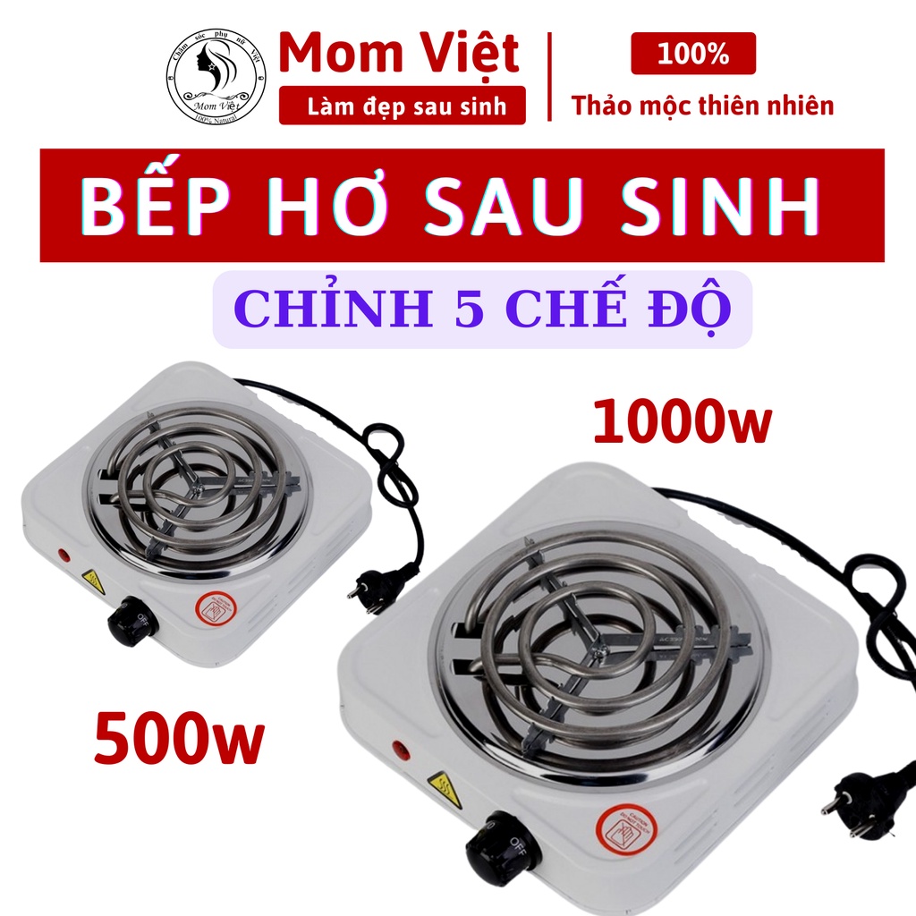 BẾP HƠ SAU SINH MẸ VÀ BÉ 5 CẤP ĐỘ LOẠI LỚN 1000W