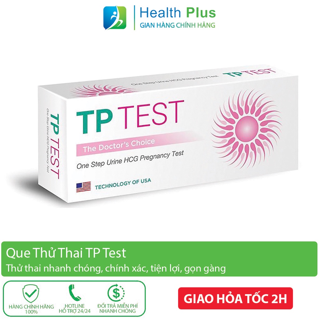 Que Thử Thai TP Test Chính Hãng, Nhanh chóng, Độ Chính Xác Cao, An Toàn