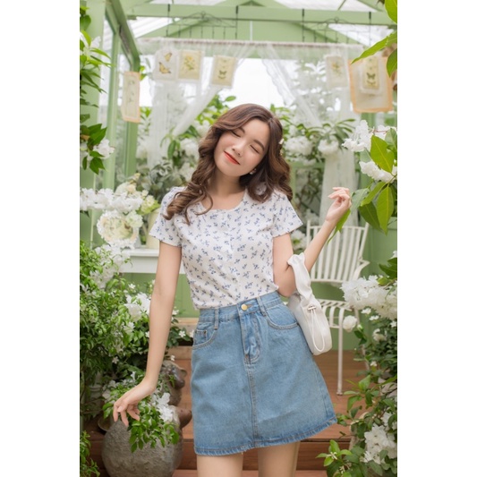 Áo croptop tay ngắn