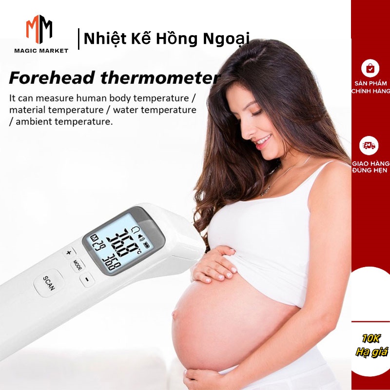 Nhiệt Kế Hồng Ngoại CK-T1803 Đo Nhiệt Độ Siêu Nhanh, Bảo Vệ Sức Khỏe Cho Cả Gia Đình, Chính Hãng Năm Kèm Pin AAA