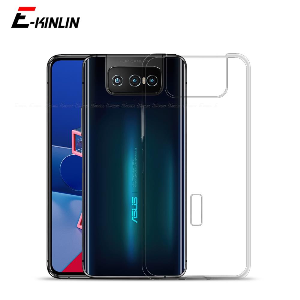 Ốp Điện Thoại Silicon TPU Mềm Trong Suốt Cho ASUS ZenFone 9 8 8Z 7 Pro 6 5 5Z ZS590KS ZS670KS ZS671KS ZS630KL ZE620KL ZS620KL
