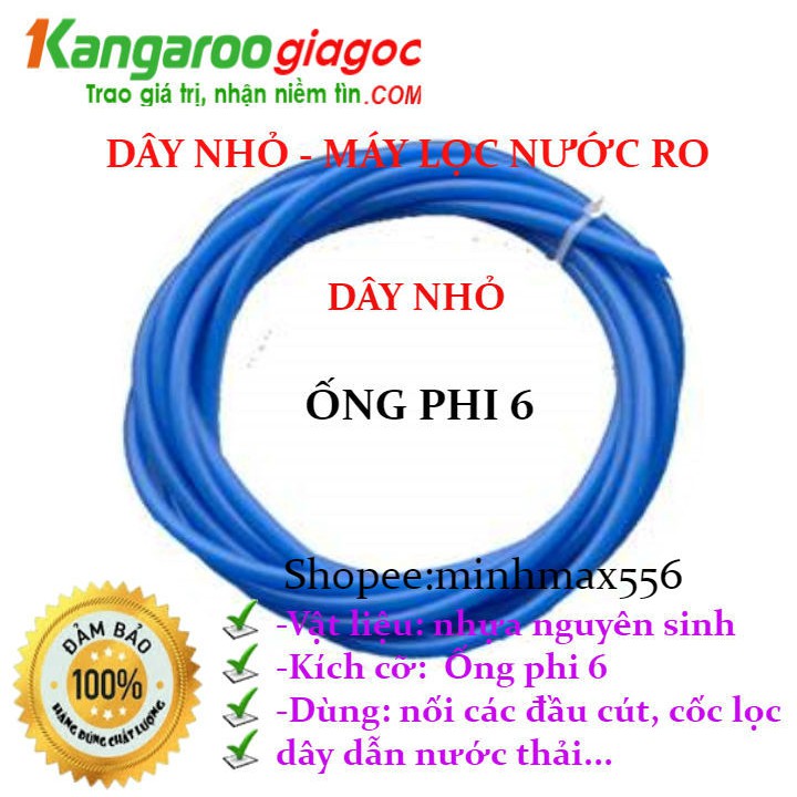 4M - Dây máy lọc nước phi 6 | Ống phi 6 máy lọc nước | Linh kiện máy lọc nước