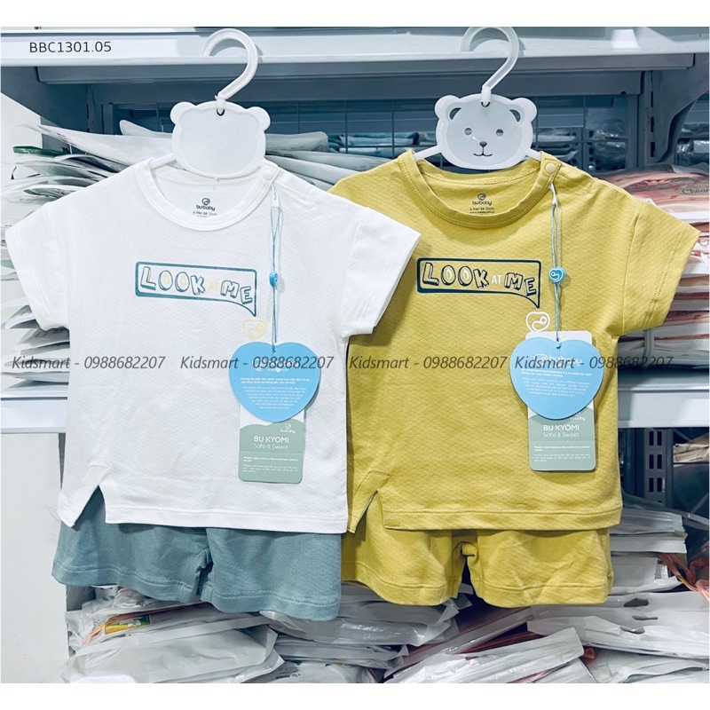 Bu baby - Bộ cộc tay cài vai KyomiLookMe BBC1301.05