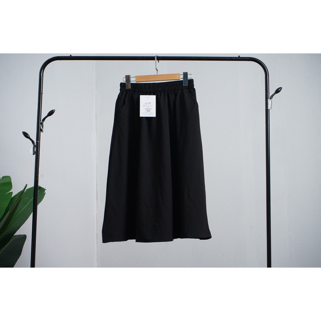 Chân Váy Dài Qua Gối Chất Đũi Eo Chun Sau nhiều màu - Hàng QC Zuca Shop | BigBuy360 - bigbuy360.vn