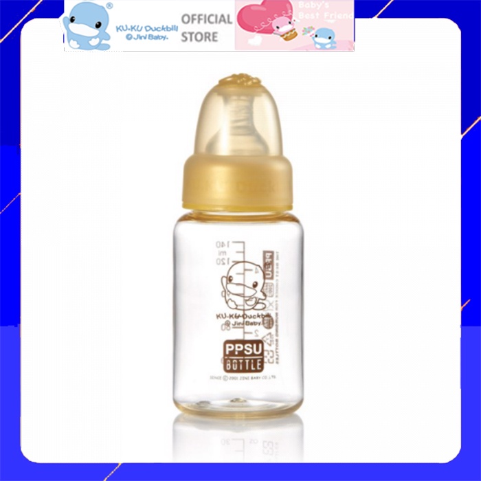 Bình sữa PPSU cổ thường kuku ku5831 140ml