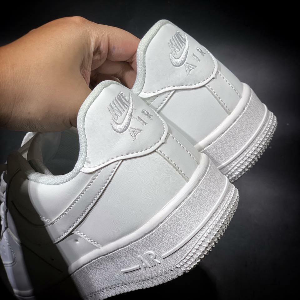 Giày Force trắng thấp cổ - giày sneaker air force one bản trung nam nữ | BigBuy360 - bigbuy360.vn