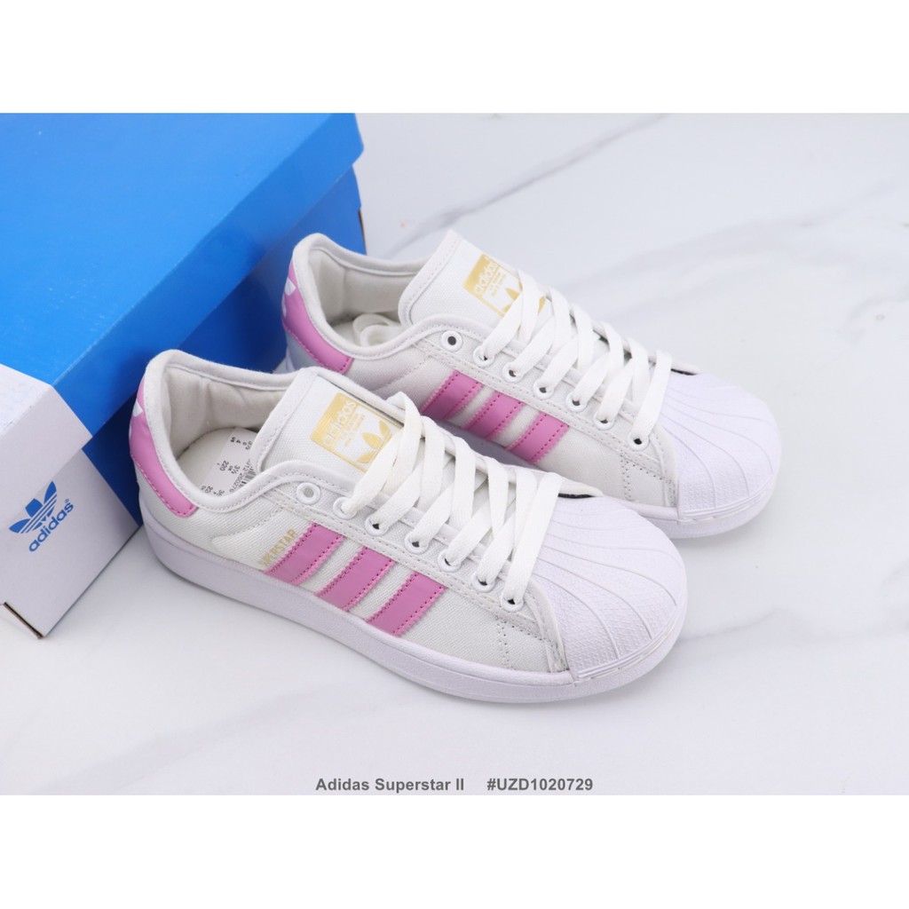 Giày Thể Thao Adidas Superstar Ii Chất Liệu Canvas Size 36-39