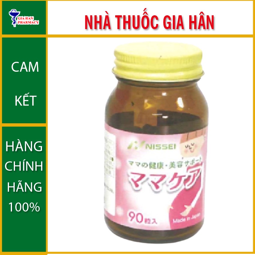 MAMA CARE bổ sung sắt, acid folic, DHA &amp; Vitamin D (Hộp 90 viên) - Gia Hân