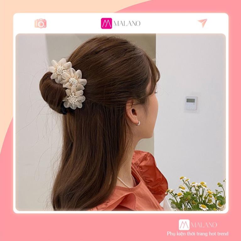 Thanh Búi Tóc Hàn Quốc KOLANO Phụ Kiện Tóc Búi Hoa Đào Cuộn Tóc Xinh Xắn Sang Chảnh Cho Nữ FA-001241