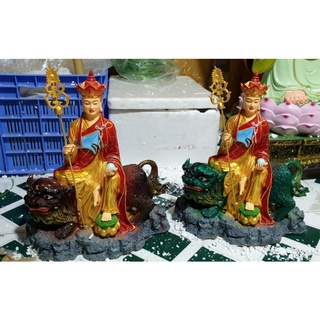 tượng Địa Tạng ngồi lân 40cm