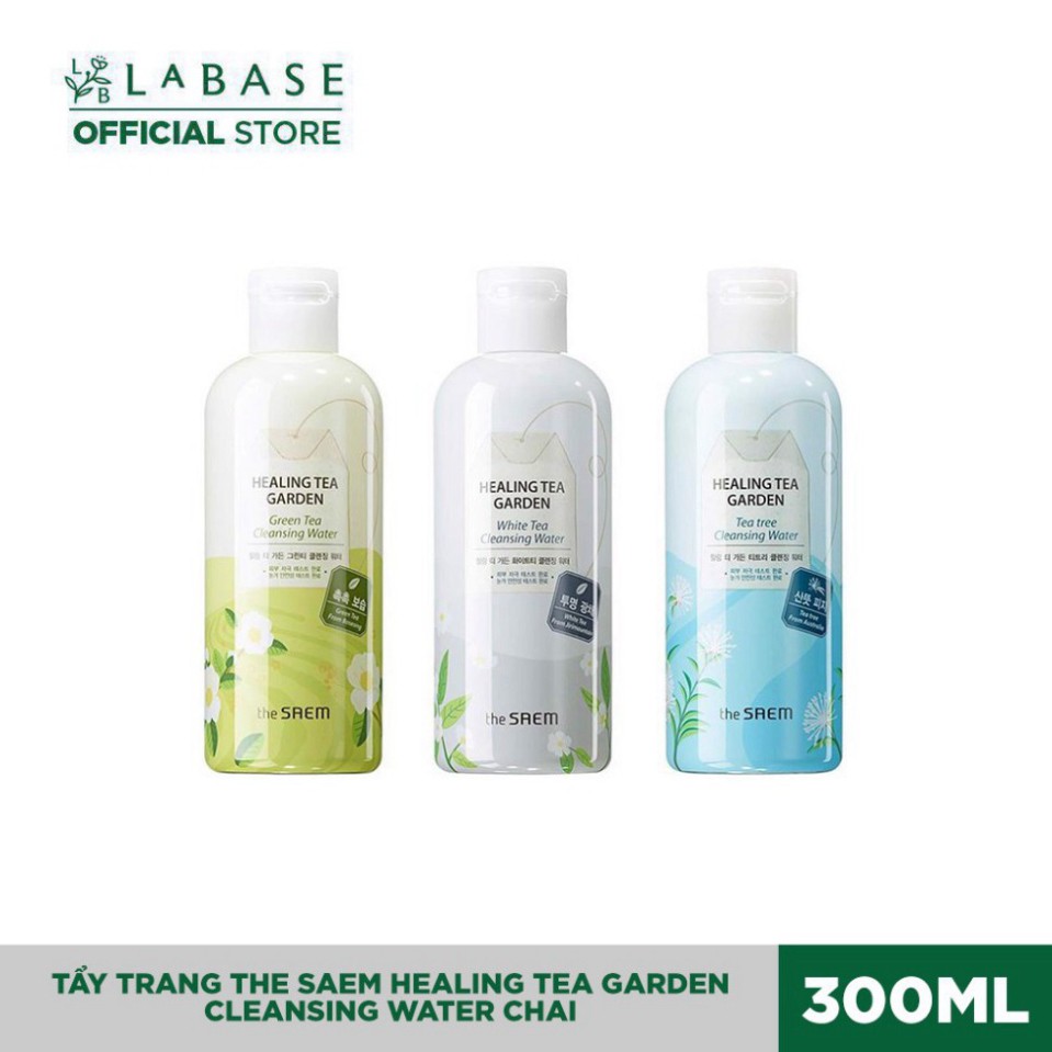 Tẩy trang The Saem Healing Tea Garden Cleansing Water Chai 300ml Z1