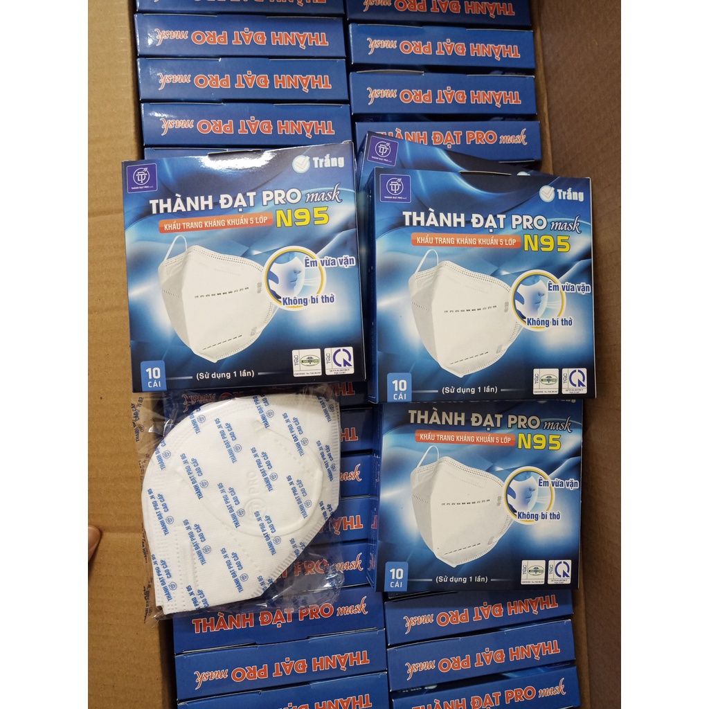 Khẩu Trang Y Tế Kháng Khuẩn 5 lớp N95 Thành Đạt PRO | BigBuy360 - bigbuy360.vn