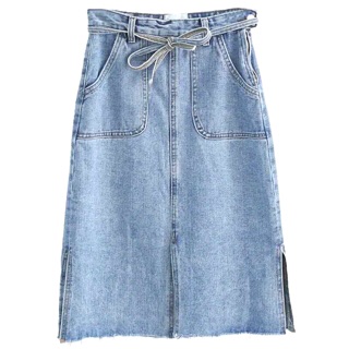 CHÂN VÁY XẺ CỘT DÂY