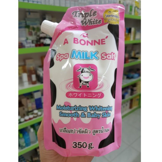 Muối Tắm Con Bò Tẩy Tế Bào Chết A Bonne Spa Milk Salt 350gr - Thái Lan