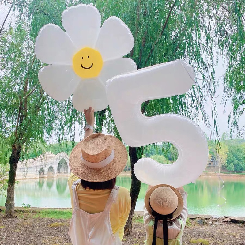 Bong bóng hình chữ số 32 inch dùng trang trí tiệc sinh nhật