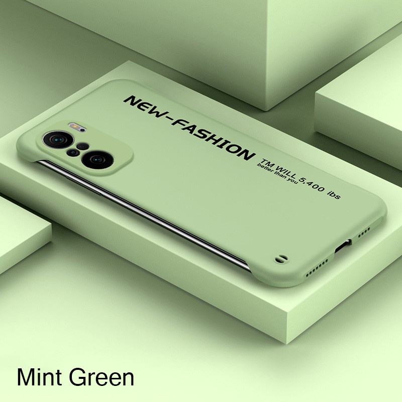 Ốp điện thoại nhựa cứng siêu mỏng mặt nhám không viền cao cấp cho Xiaomi Poco F3 5g