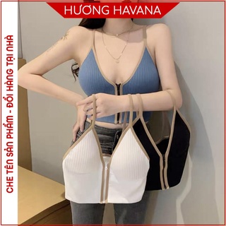 Áo Bra 2 Dây hàng chuẩn đẹp, áo ngực nữ không gọng kèm mút nâng ngực kéo khóa FLA72