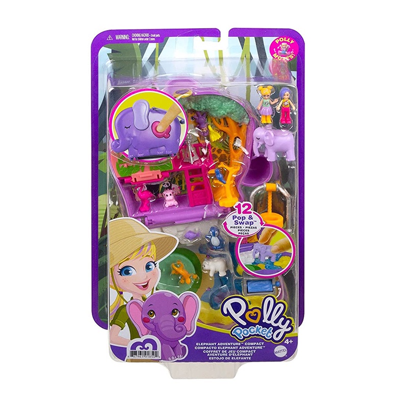 Đồ Chơi POLLY POCKET Và Vườn Thú Chú Voi Con GTN22/FRY35