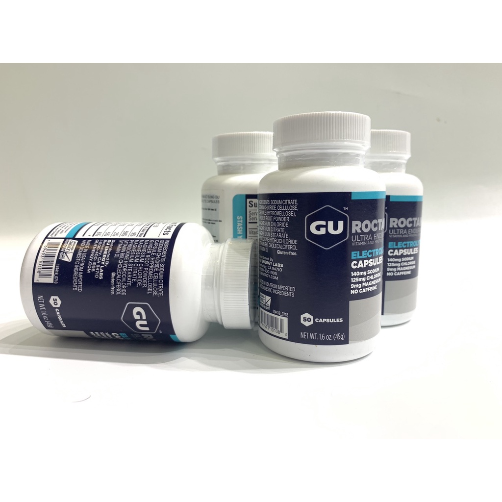 Lọ muối điện giải GU Roctane Electrolyte Capsules 50 viên