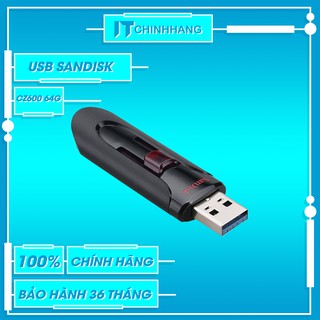 USB SANDISK 64GB CZ600 - Hàng Chính Hãng