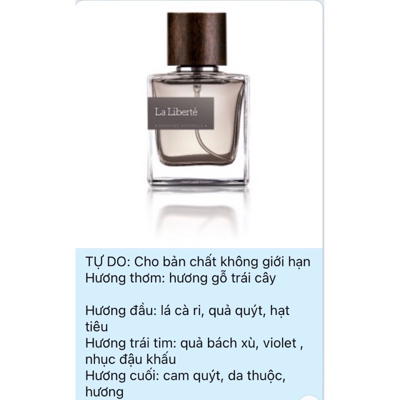 Nước Hoa Hương Gỗ Trái Cây Le Li’berte’ ( Độc Quyền Siberi ) | Thế Giới Skin Care