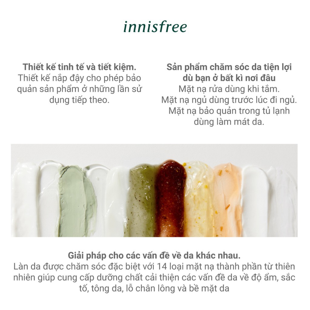 Mặt nạ hũ Innisfree Capsule Recipe Pack