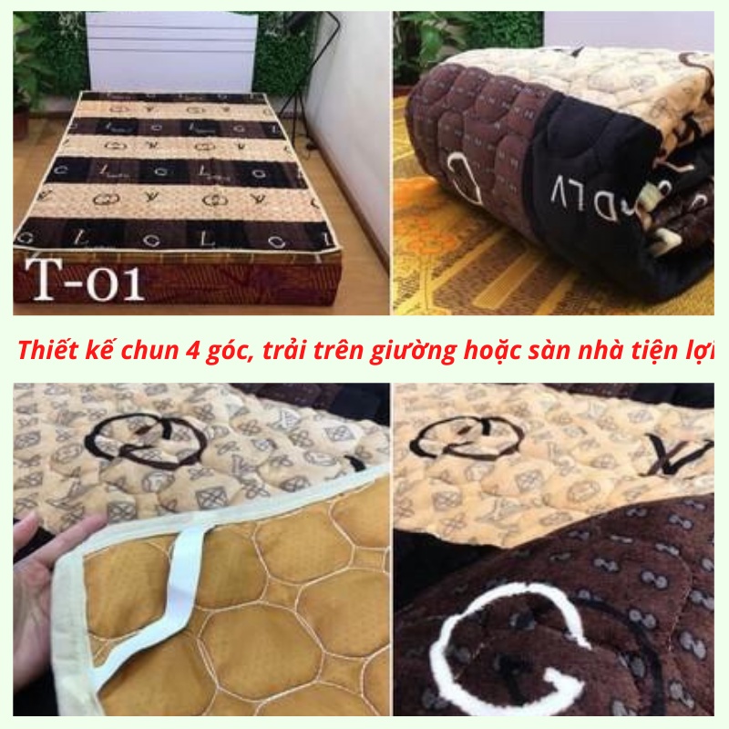 Thảm trải giường lông cừu nỉ nhung êm ấm đủ cỡ KimBedding