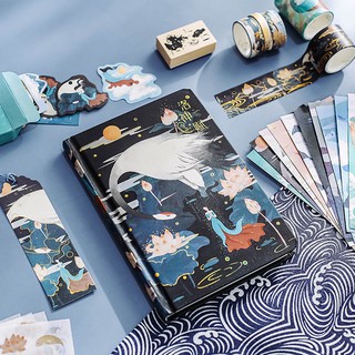 💥Quà Tặng Đẹp 2021💥 Sổ tay Hộp quà cổ điển Thời gian cổ điển Bộ sổ tay phong cách Trung Quốc Sổ tay sinh viên Quà tặng sinh nhật Quà tặng trao đổi Quà tặng Lễ hội mùa xuân Sổ tay Ngày lễ