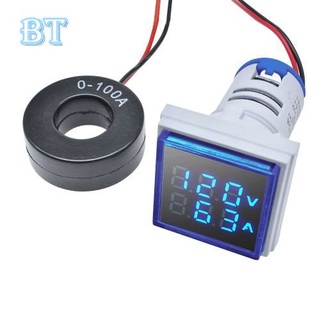 Vôn Kế Điện Tử Nhỏ 22mm AC50-500V 0-100A