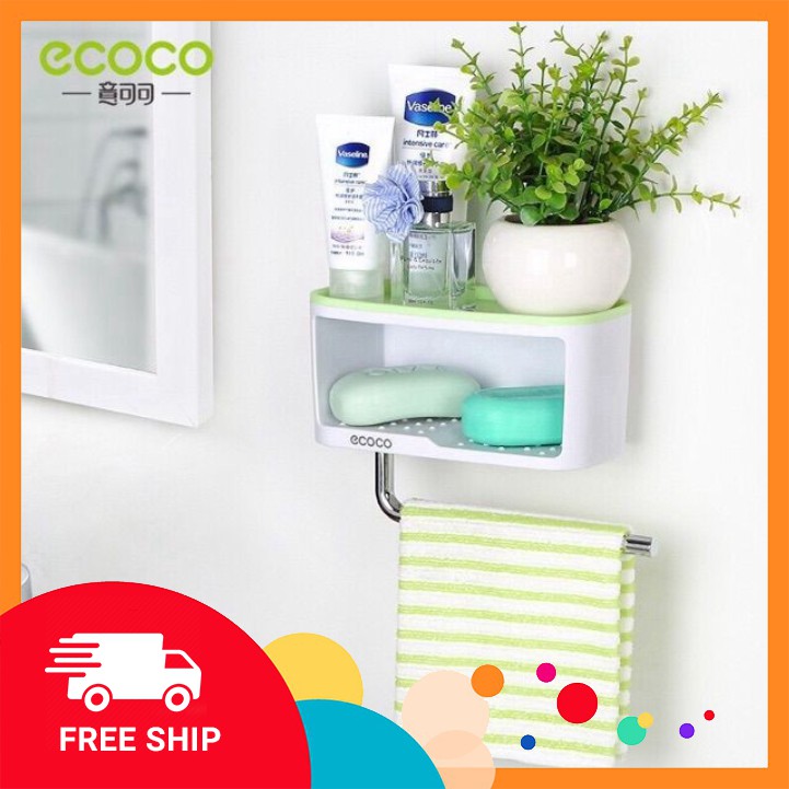 Kệ để đồ nhà tắm nhà bếp ECOCO cao cấp 1716  GDTA