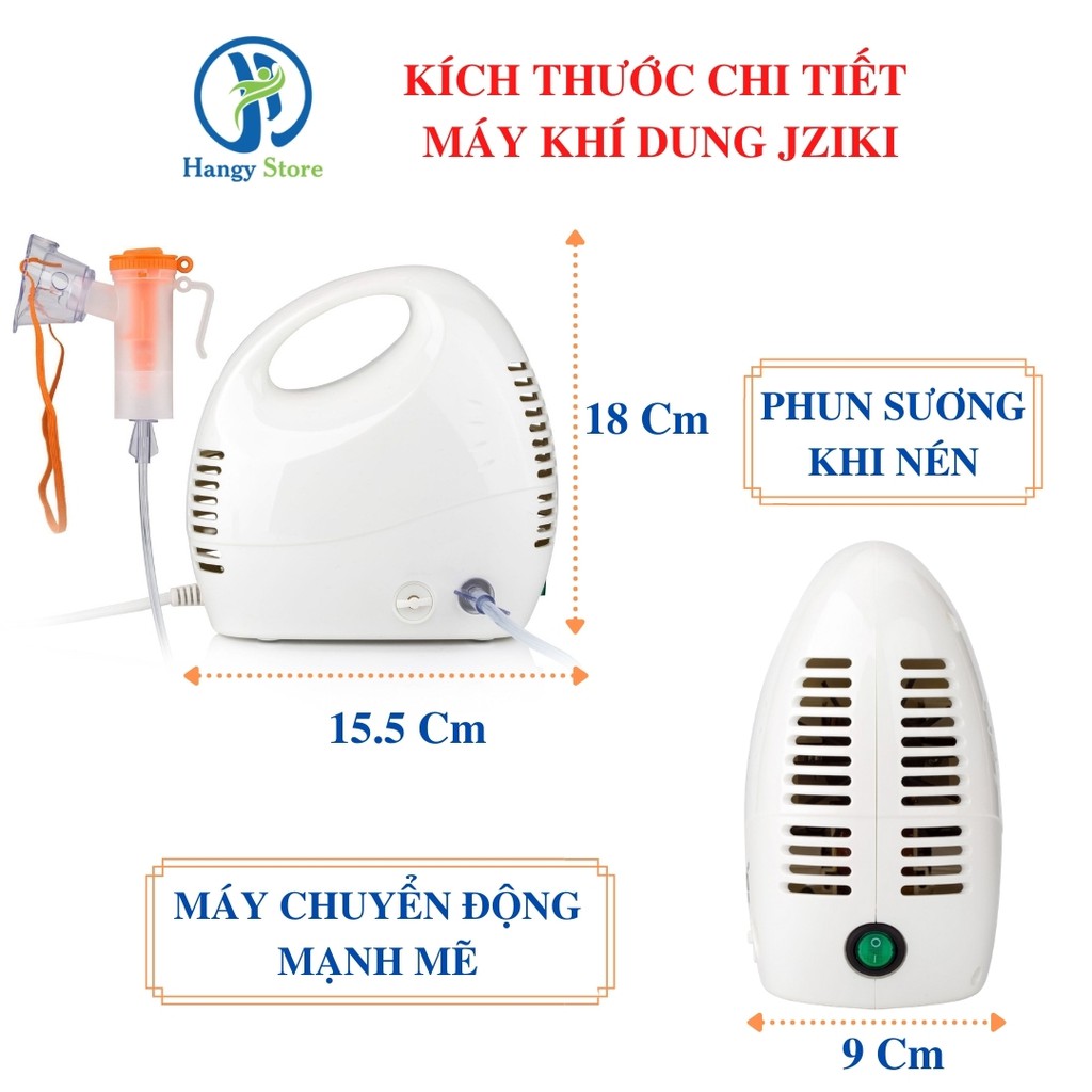 Máy khí dung xông mũi họng Jziki nhập khẩu HANGY