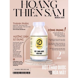 Bột Thảo Dược Rửa Mặt HTS