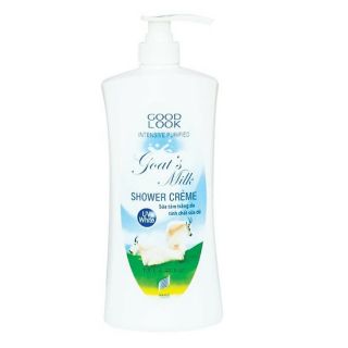 Sữa Tắm Trắng Da Tinh Chất Sữa Dê Good Look 1.2L - goat milk shower cream dưỡng ẩm mịn màng da thơm quyến rũ