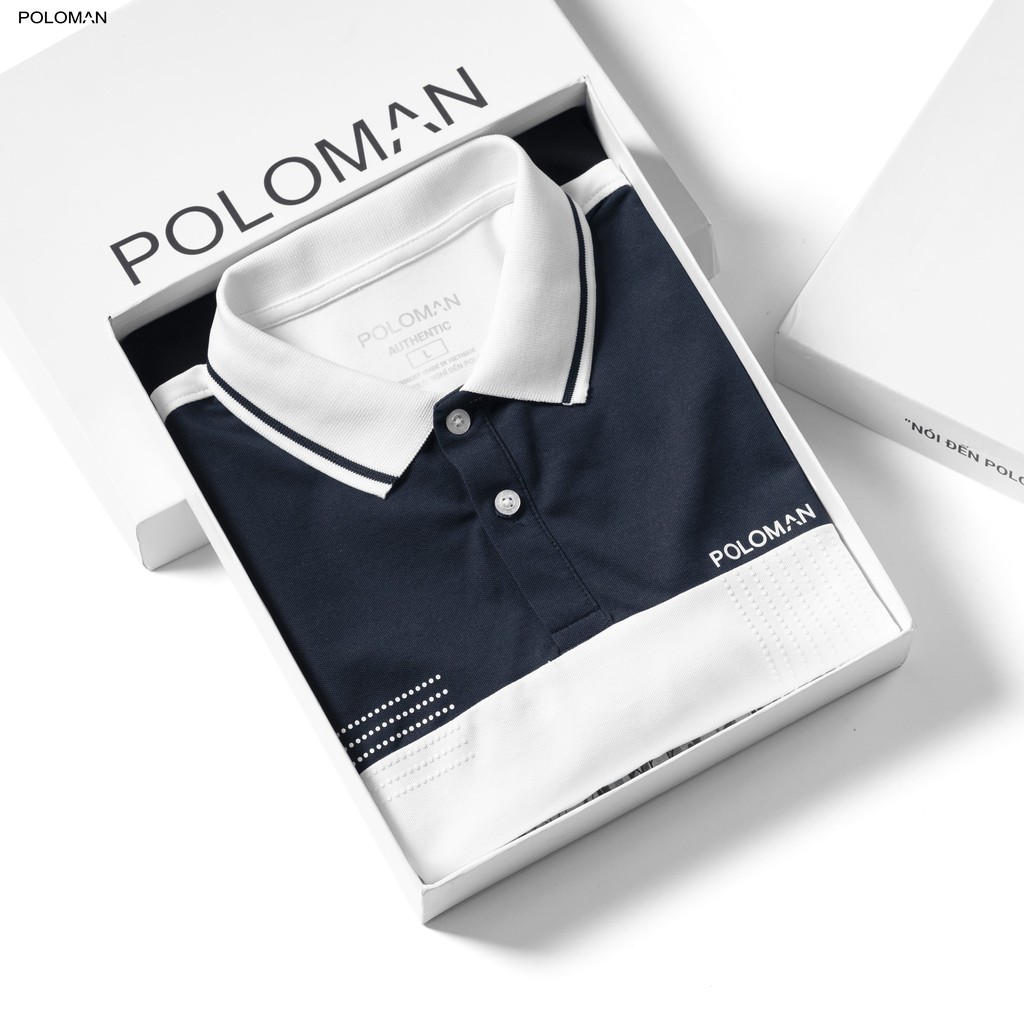 Áo Polo nam cổ bẻ phối SILAS vải cá sấu Cotton xuất xịn,chuẩn form,trẻ trung - thanh lịch - POLOMAN. | BigBuy360 - bigbuy360.vn