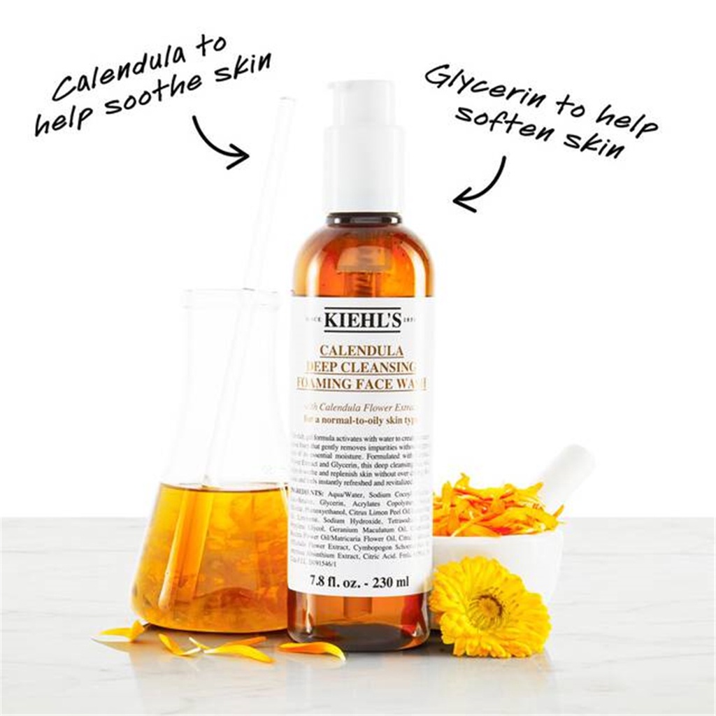 Kiehl's / Kiehls Sữa Rửa Mặt Hoa Cúc Calendula Deep Cleansing Foaming Face Wash 30ml