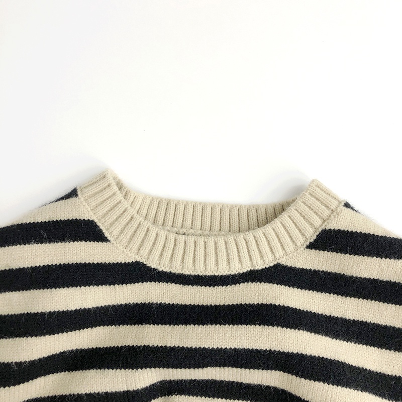 Áo ghi lê len sọc ngang Hàn Quốc dành cho bé trai bé gái size 80 đến 130
